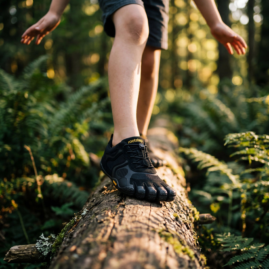 Fitting a childs shoe